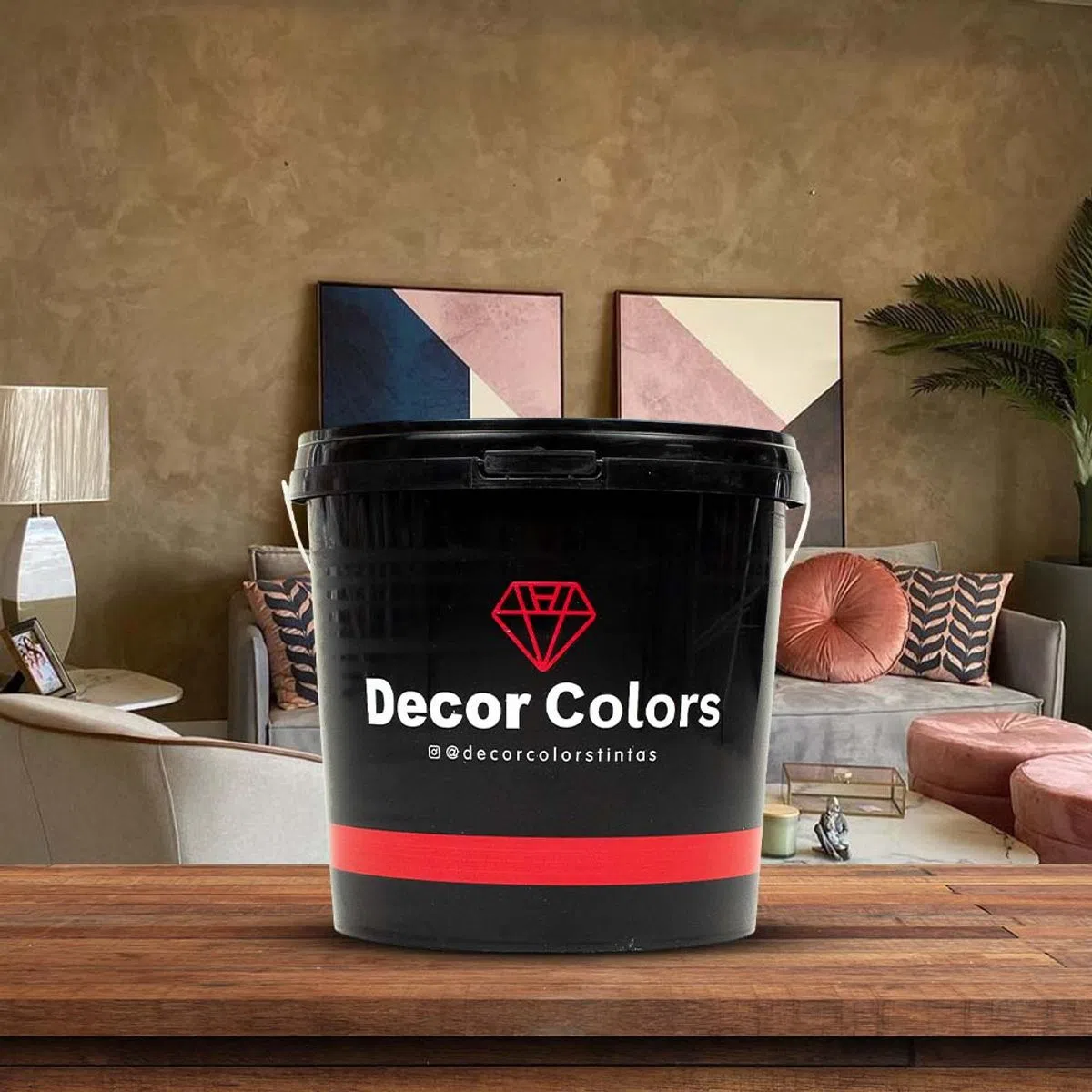 Concrete look plaster Rustic Hazelnut 11 lb (5 kg) container